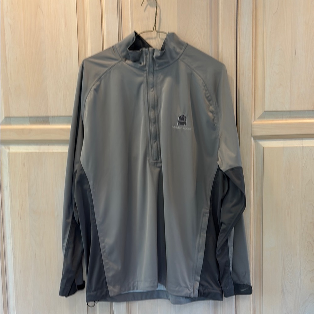Nike Gray Performance Jacket Lightweight Athletic… - image 1